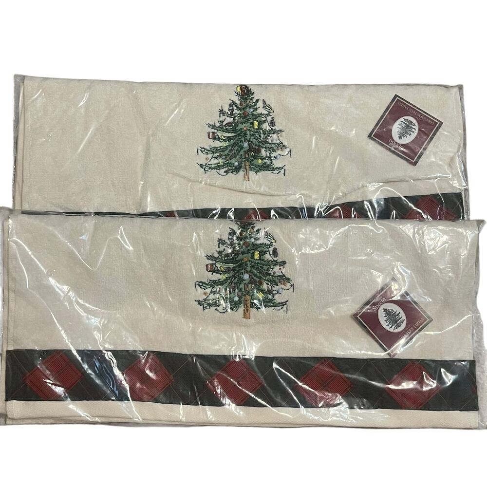 Spode Hand Towels Set of 2 NEW